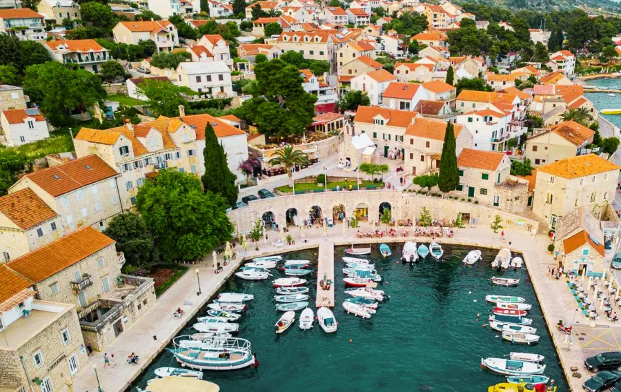 Town of Bol in Brac Island, Split, Dalmatia, Croatia