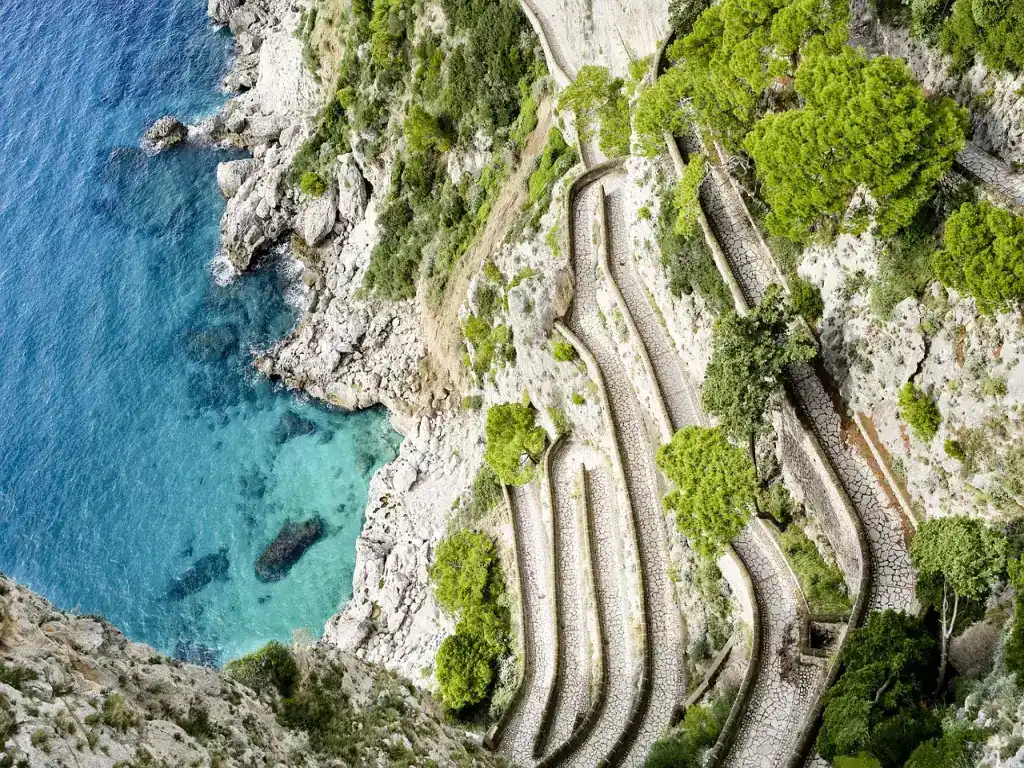 Via Krupp in Capri Island, Italy
